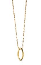 Monica Rich Kosann 18k Yellow Gold Compass Poesy Ring