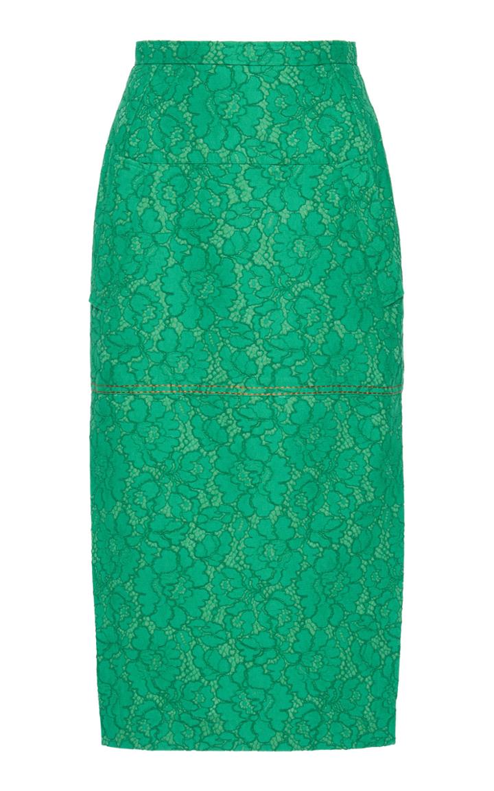 Moda Operandi N21 Guipure Lace Midi Skirt