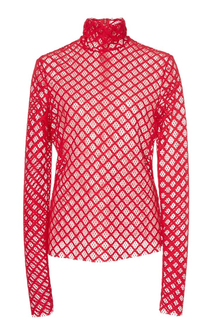 Philosophy Di Lorenzo Serafini Mesh Turtleneck Top