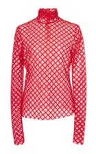 Philosophy Di Lorenzo Serafini Mesh Turtleneck Top