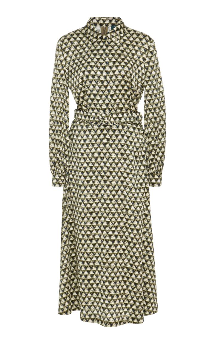 Alena Akhmadullina Printed Shirt Midi Dress