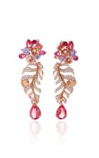 Anabela Chan M'o Exclusive Padparadscha Palm Earrings