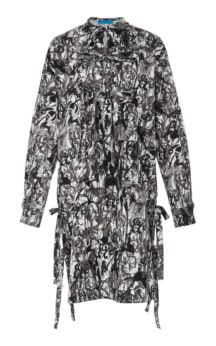 Jonathan Cohen Knotted Cotton Tunic Dress