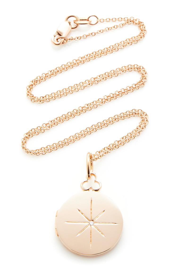 Devon Woodhill North Star 18k Rose Gold And Diamond Necklace