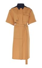 Cdric Charlier Belted Cotton Dress