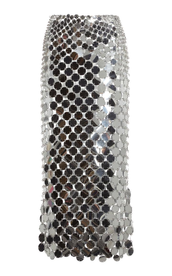 Moda Operandi Paco Rabanne Sequined Flared Skirt