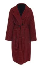 Veronica Beard Lyonia Double-faced Wool-blend Houndstooth Coat