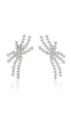 Fallon Constellation Rhodium And Crystal Stud Earrings