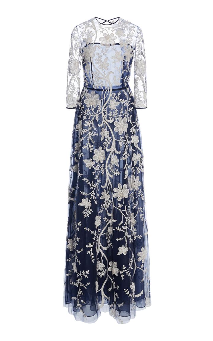 Naeem Khan Open Back Gown