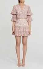 Moda Operandi Significant Other Angelina Floral Georgette Mini Skirt