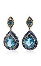 Lauren Craft Collection Ines 18k Gold Multi-stone Earrings