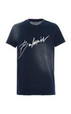 Balmain Signature Logo Fleece T-shirt