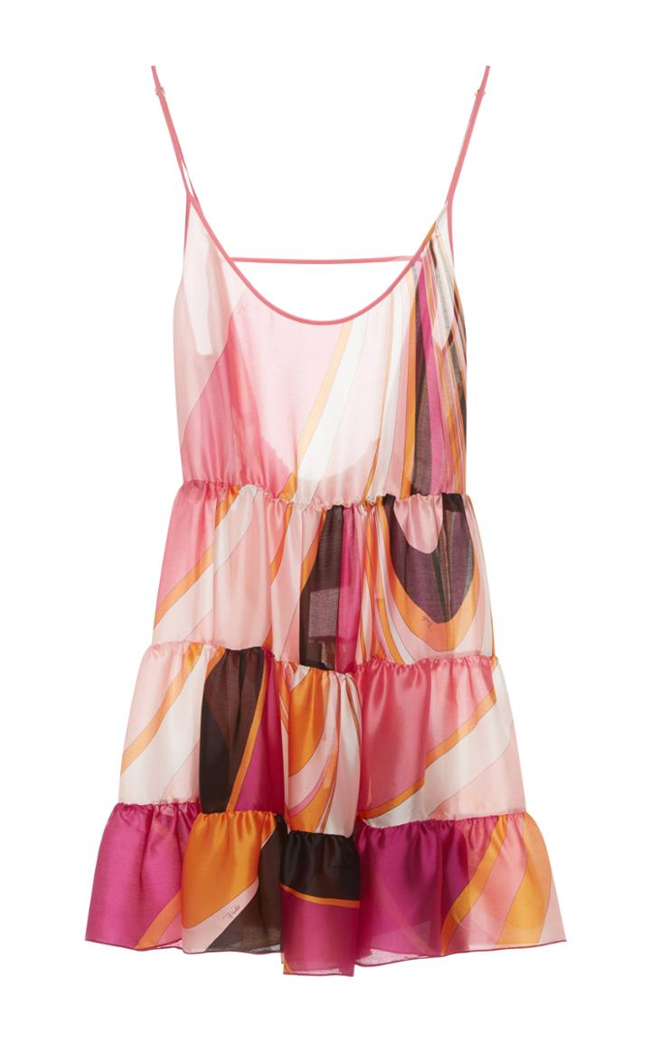 Emilio Pucci Scoop Neck Short Dress