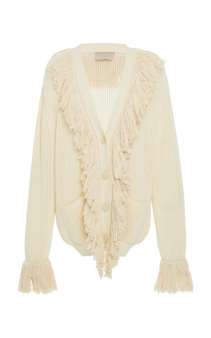 Christopher Kane Fringe Knit Cardigan
