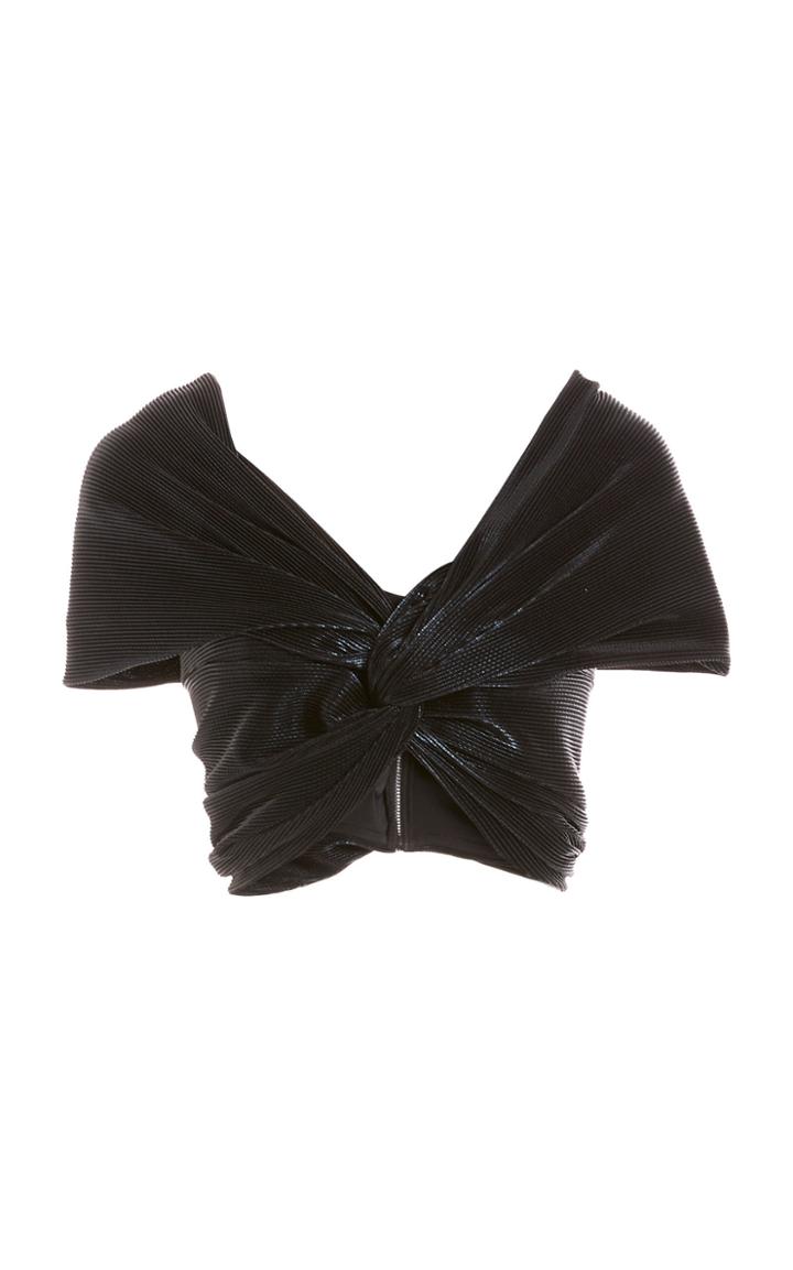 Moda Operandi Kalmanovich Twist-detailed Cropped Top Size: 2