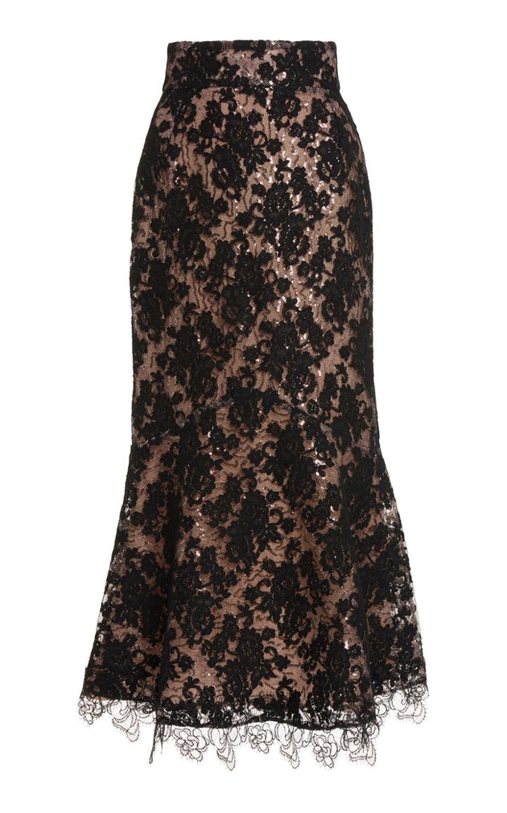 Moda Operandi Silvia Tcherassi Marghera Embellished Lace Skirt