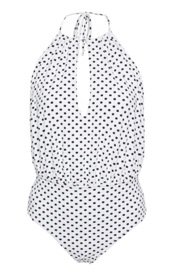 Stefania Frangista Amber Polka Dot One Piece