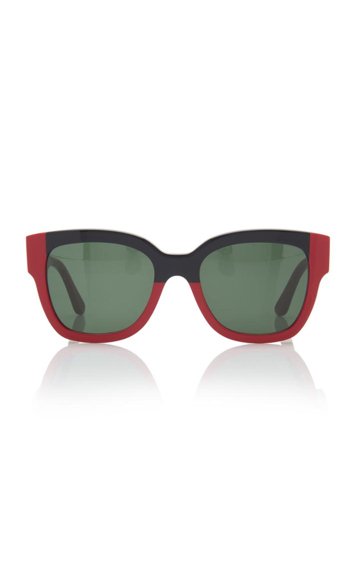 Marni Colorblocked Square Frame Sunglasses