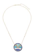 Jacquie Aiche 14k Gold Lapis Turquoise And Opal Necklace