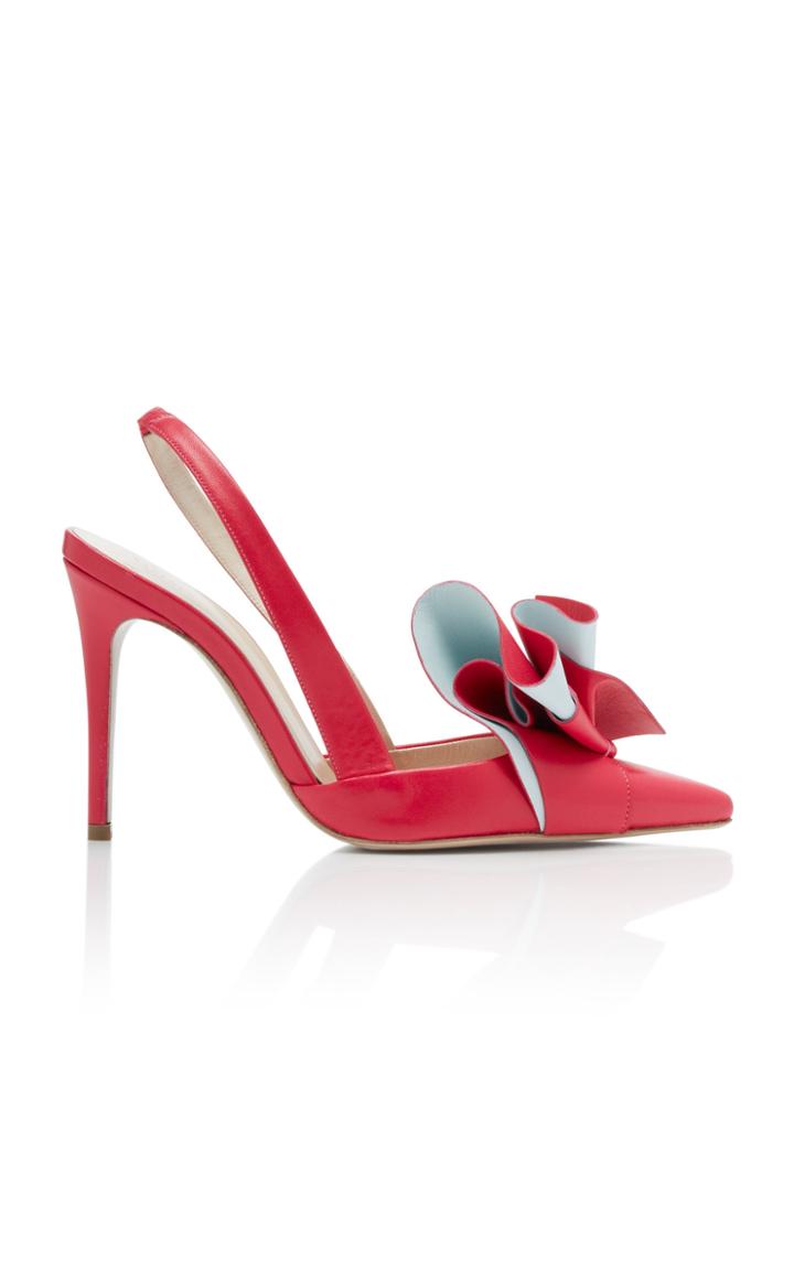 Delpozo Pleated Slingback