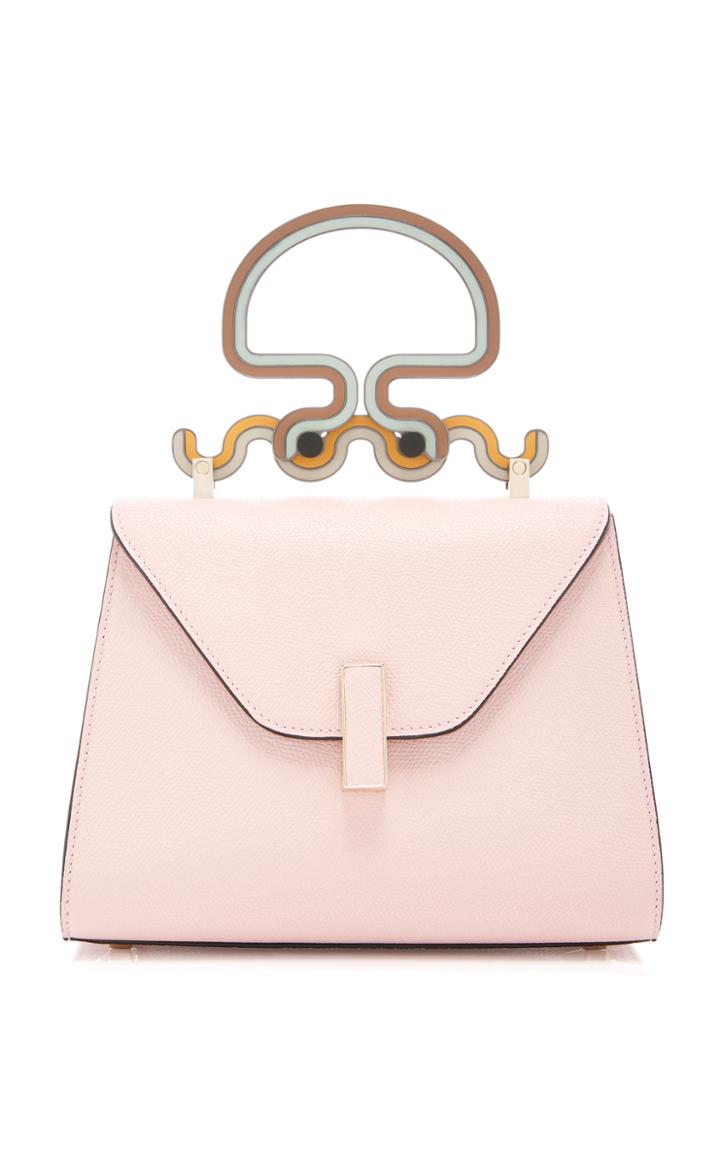 Valextra Mini Iside Octopus Handle Leather Bag