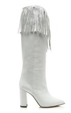 Paris Texas Fringed Leather Boots