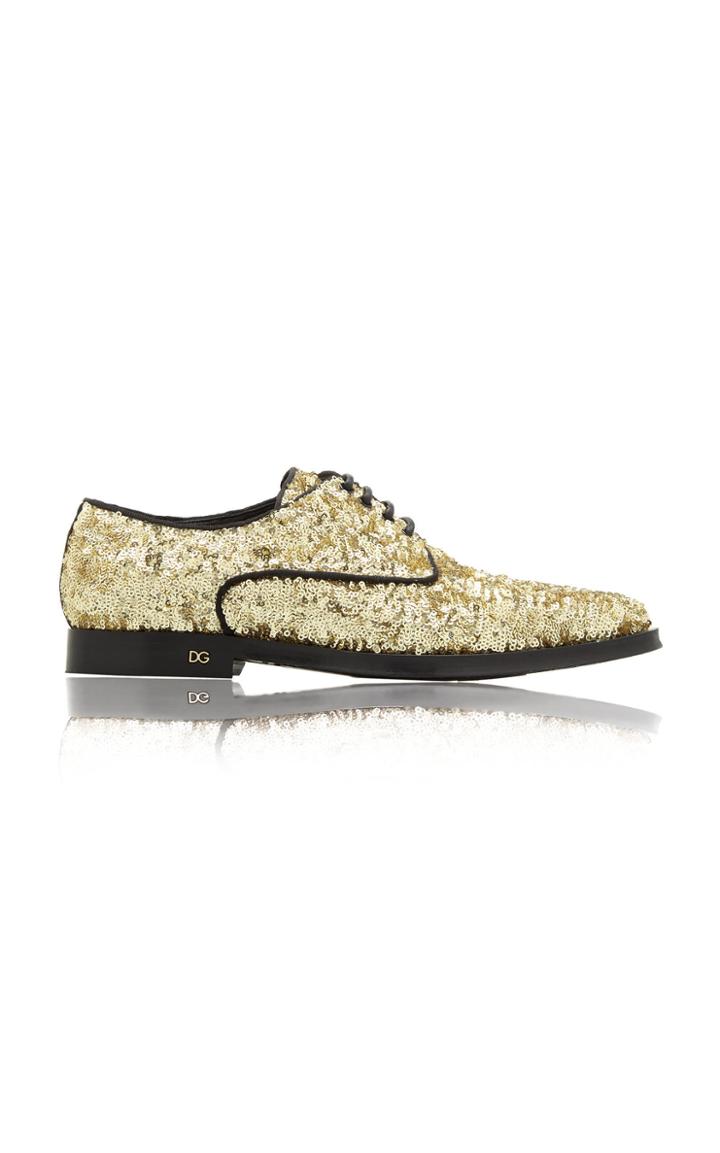 Dolce & Gabbana Sequin Emebllished Shoes