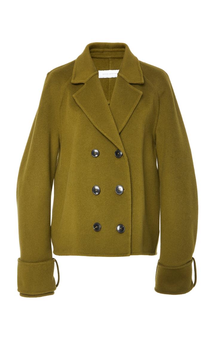 Marina Moscone Trapeze Double Breasted Jacket