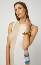 Marni Color-blocked Cotton-blend Top