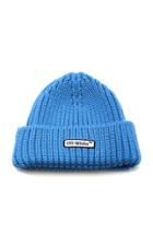 Off-white C/o Virgil Abloh Knit Blue Patch Beanie