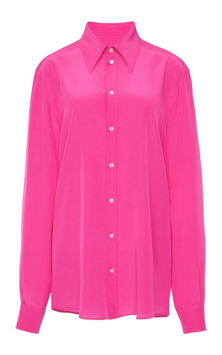 Moda Operandi Dolce & Gabbana Crepe De Chine Button-up Top Size: 40