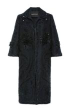 Naeem Khan Sequin Embroidered Coat