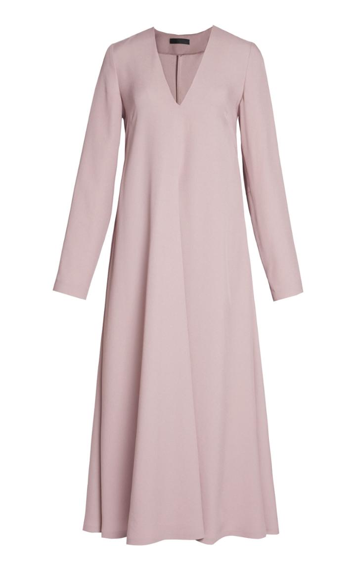 Lake Studio Long Sleeve Cady A-line Dress