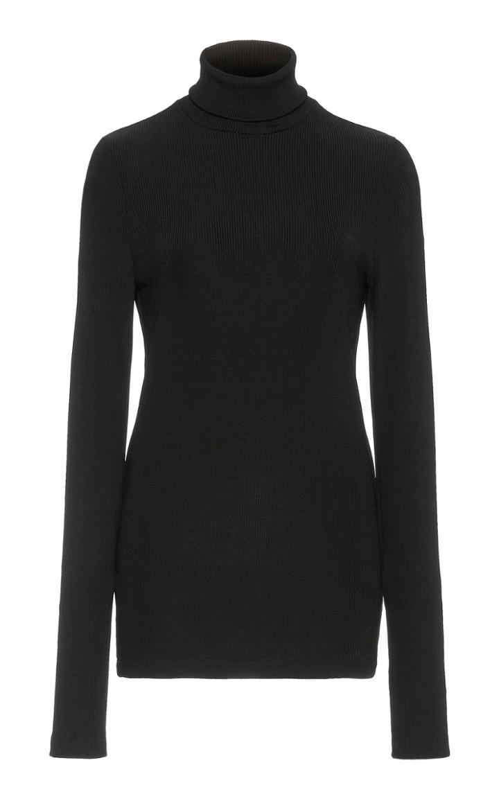 Goldsign Ribbed Jersey Turtleneck