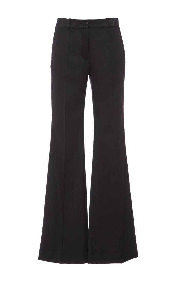Roberto Cavalli Black Viscose Cady Stretch Trousers
