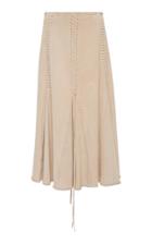 Jonathan Simkhai Braided Suede Midi Skirt