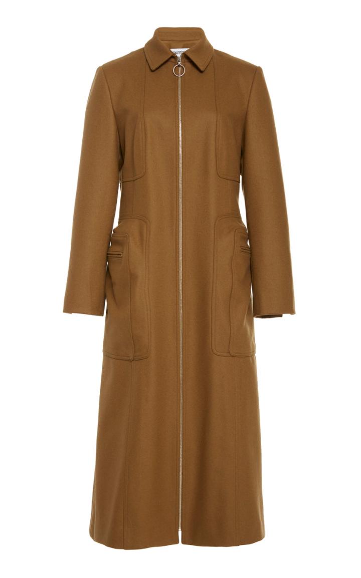 Partow Silvi Zip-front Cotton Coat