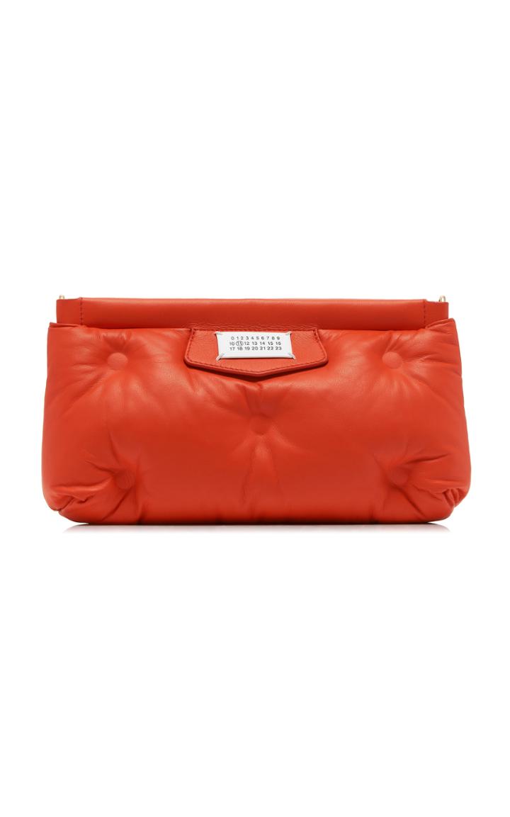 Maison Margiela Tufted Faux Leather Clutch