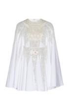 Giambattista Valli Embroidered Lace Pleated Mini Dress