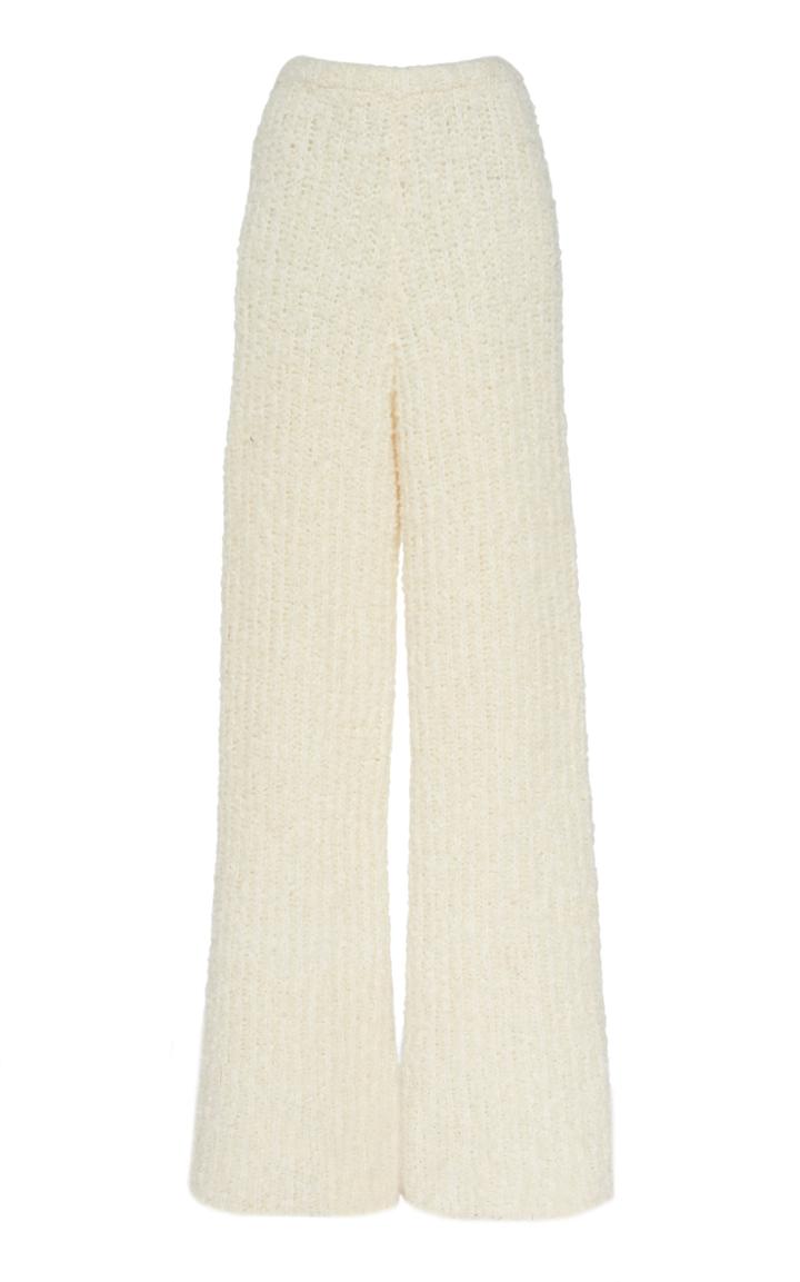 Jacquemus Rib-knit Wide-leg Pants