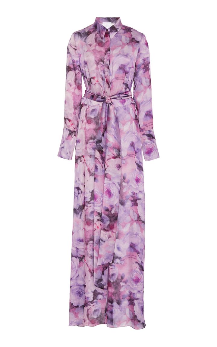 Moda Operandi Galvan Nelken Printed Maxi Dress Size: 34