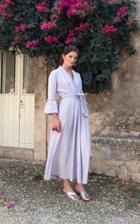 Moda Operandi Luisa Beccaria Striped Cotton-blend Dress