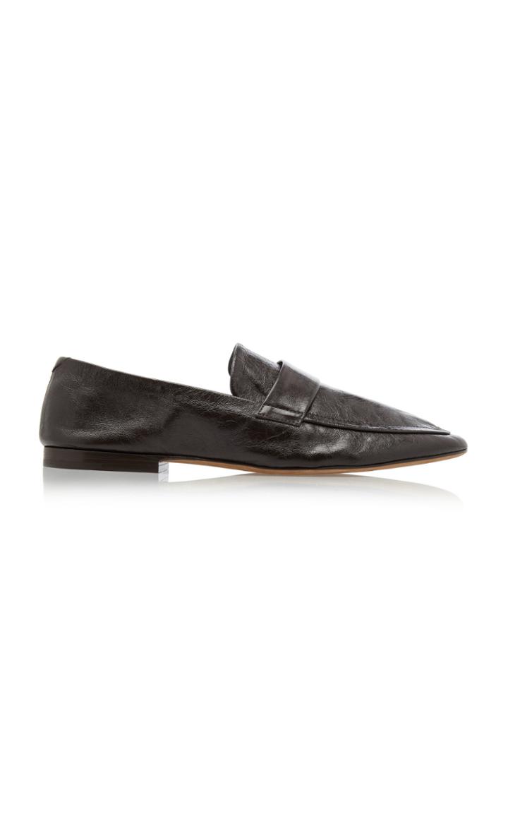 Bottega Veneta Textured-leather Loafers