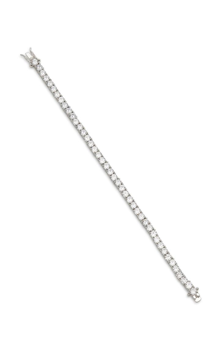 Fallon Grace Rhodium-plated Crystal Bracelet