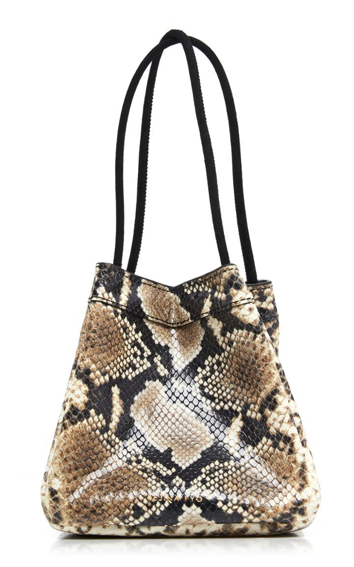 Rejina Pyo Rita Snake Print Leather Bag