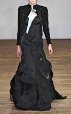 Olivier Theyskens Trenta Satin Corset Gown