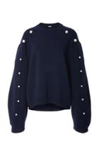Adam Lippes Wool Sweater With Pearl Buttons