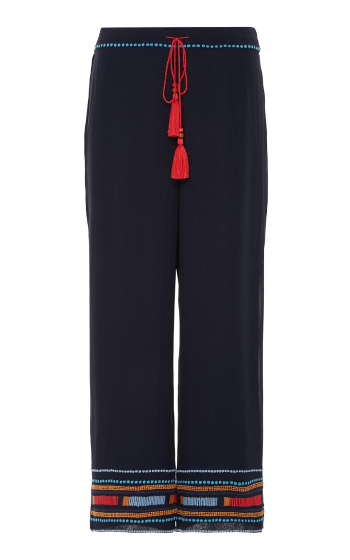 Talitha Jewel Embroidery Beach Pants