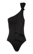Bondi Born Clementine Knotted One-shoulder Swimsuit