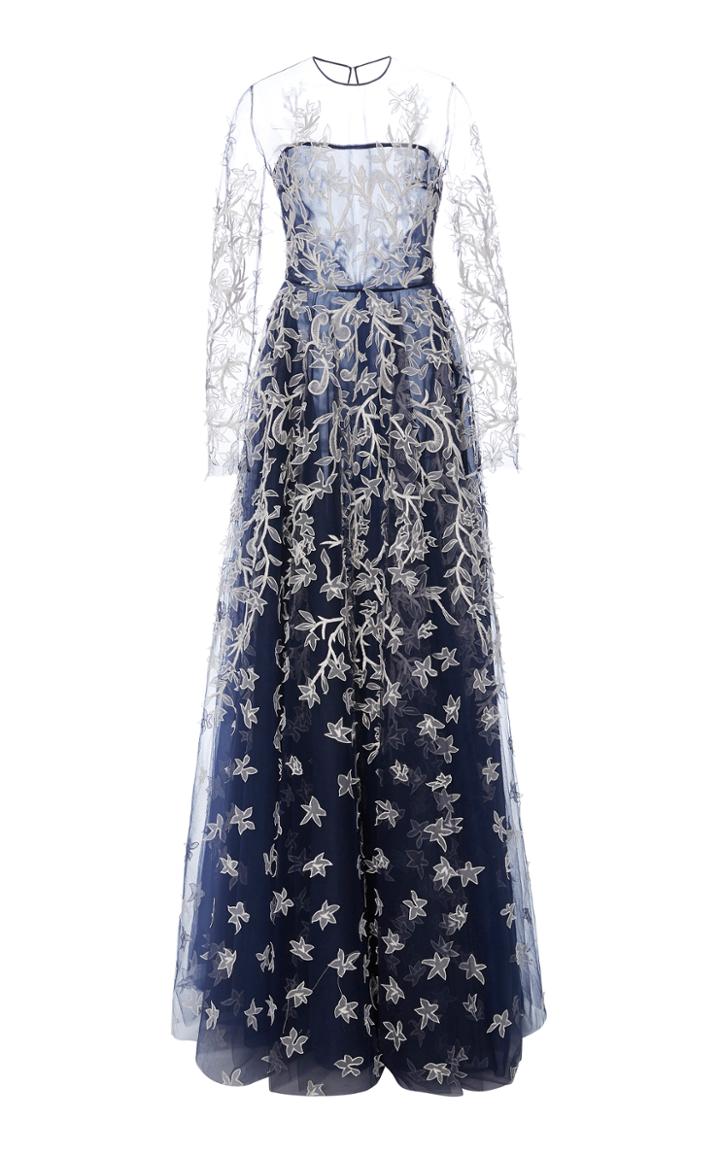 Naeem Khan Embroidered Gown